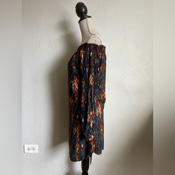 beachlunchlounge Off Shoulder Mae Boho Dress Womens Size Small - Picture 6 of 11